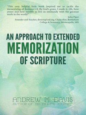 cover image of An Approach to Extended Memorization of Scripture